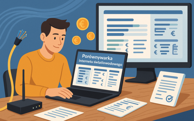 Internet światłowodowy – porównaj ceny, prędkości i umowy